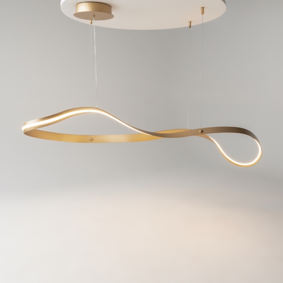 Подвесной светильник Plons латунь белый 6