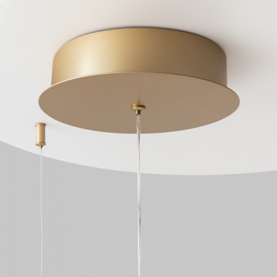 Подвесной светильник Plons латунь белый 7