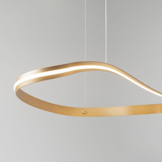 Подвесной светильник Plons латунь белый 3