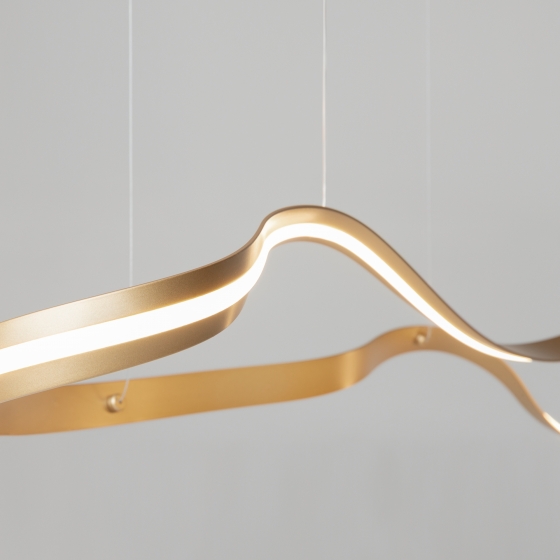 Подвесной светильник Plons латунь белый 2