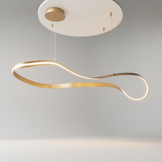 Подвесной светильник Plons латунь белый 4