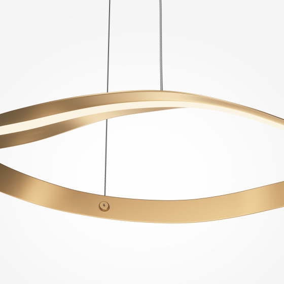 Подвесной светильник Plons латунь белый 9