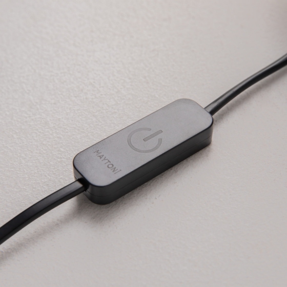 Настольный светильник Spirito черный, дымчатый абажур 7