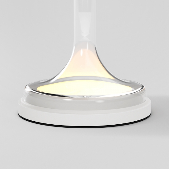 Настольный светильник Spirito белый стекло 280мм 4