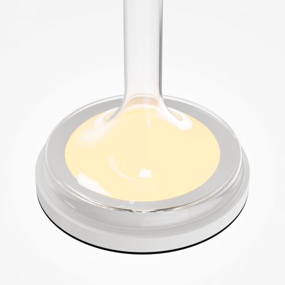 Настольный светильник Spirito белый стекло 280мм 6