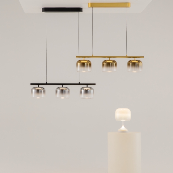 Настольный светильник Spirito белый стекло 280мм 10