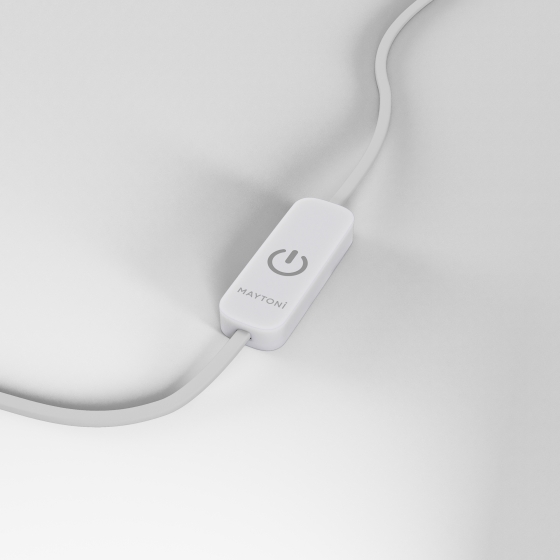 Настольный светильник Spirito белый стекло 280мм 3