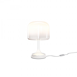 Настольный светильник Spirito белый стекло 280мм