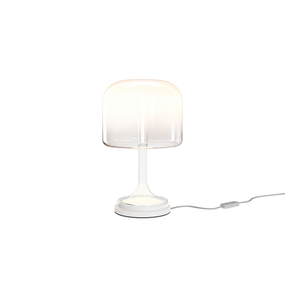 Настольный светильник Spirito белый стекло 280мм 1