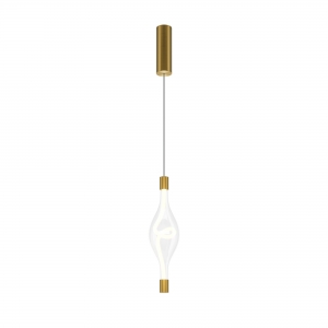 Подвесной светильник Loop латунь, стекло, 120 мм
