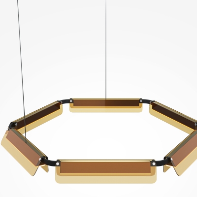 Подвесной светильник Flat 107X107X22 CM 5