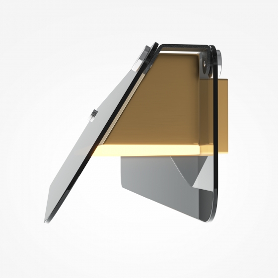 Настенный светильник Flat черный, стекло, 430 мм 6