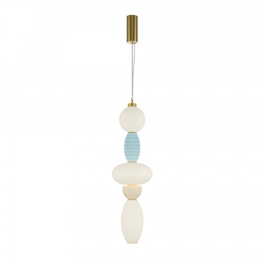 Подвесной светильник Adore разноцветный с латунным креплением