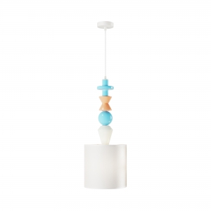 Подвесной светильник Comforty белый цилиндрический