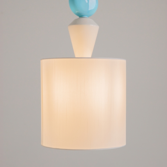 Подвесной светильник Comforty белый цилиндрический 5