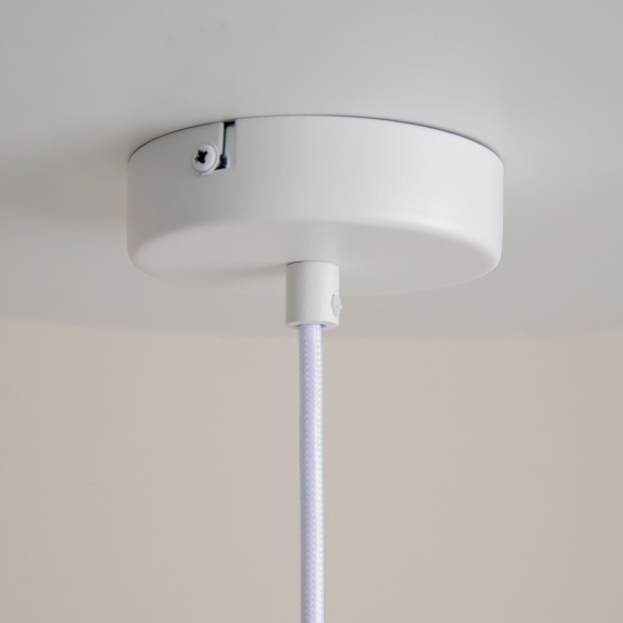 Подвесной светильник Comforty белый цилиндрический 10