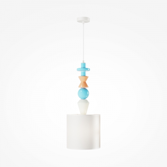 Подвесной светильник Comforty белый цилиндрический 12