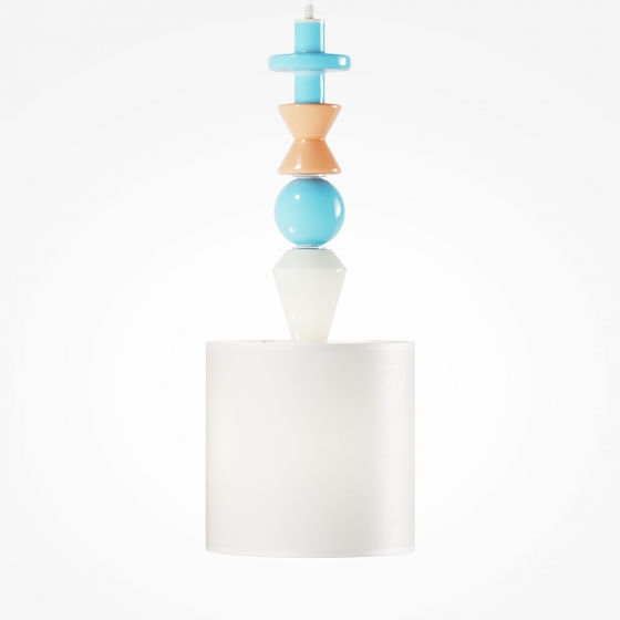 Подвесной светильник Comforty белый цилиндрический 13