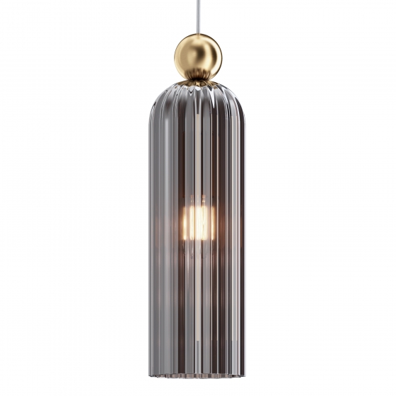 Подвесной светильник Antic серый, золото 4