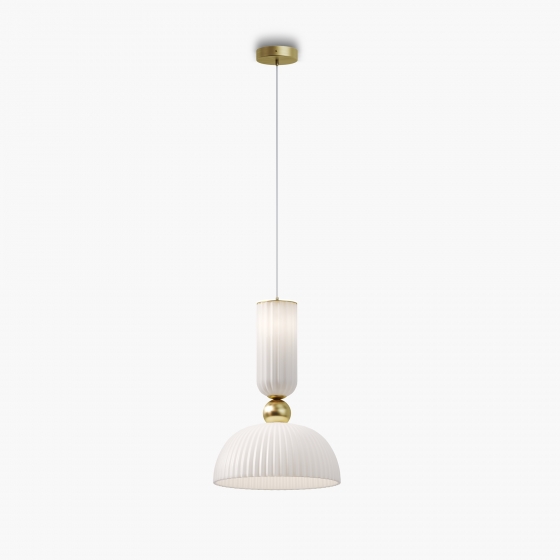 Подвесной светильник Antic белый, золото 5