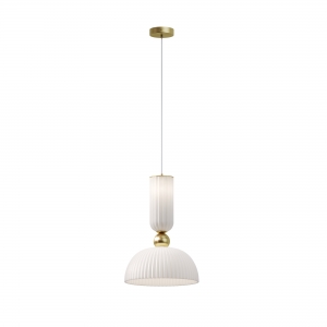 Подвесной светильник Antic белый, золото