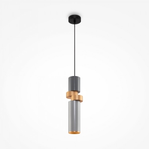 Подвесной светильник Palette черный с разноцветным абажуром