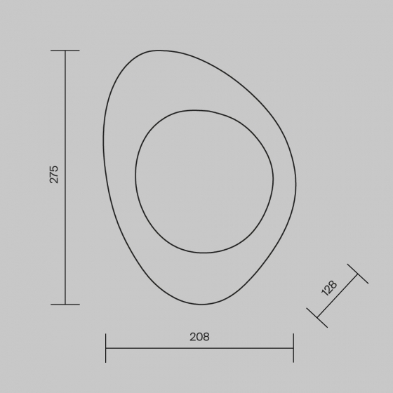 Настенный светильник Mabell черный, золото 3
