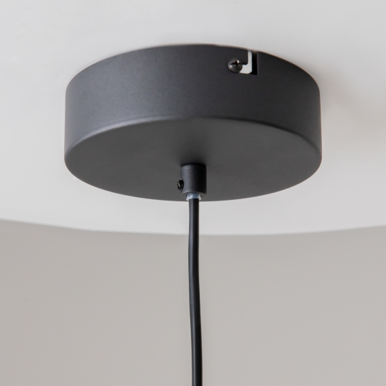 Подвесной светильник Futuro черный, дымчатый стекло 5