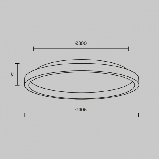 Потолочный светильник Orign черный камень 405 мм 2