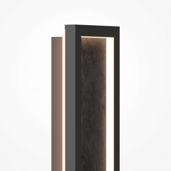 Настенный светильник Orign черный, камень 12