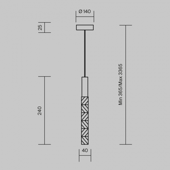 Подвесной светильник Selemo латунь, хрусталь 6