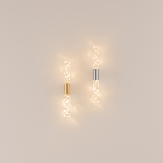 Настенное светильник Selemo латунь, хрусталь 7