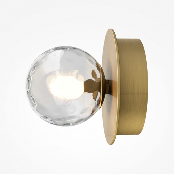 Настенный светильник Ambre янтарный, латунь, 120 мм 4