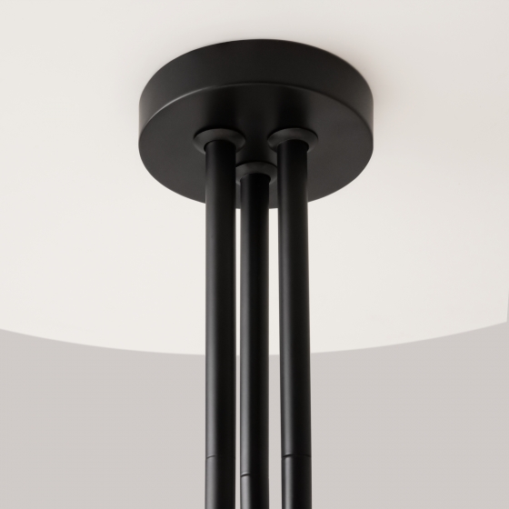 Подвесной светильник Status черный, 6 плафонов 12