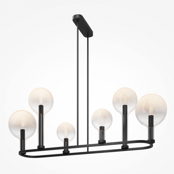 Подвесной светильник Status черный, 6 плафонов 5