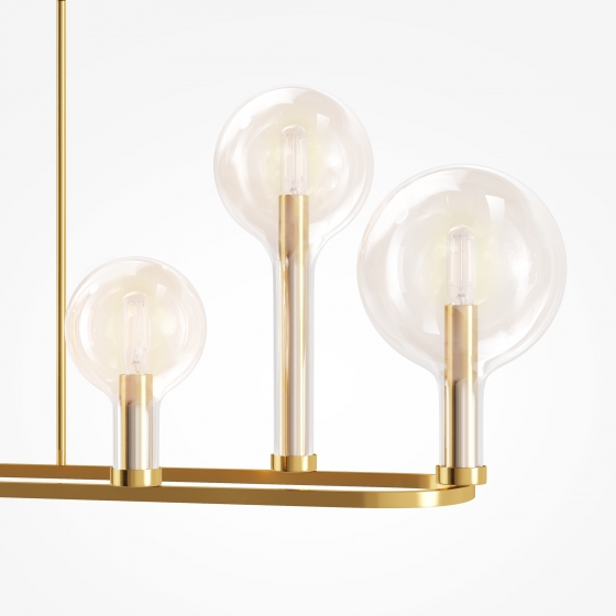 Подвесной светильник Status латунь, 6 плафонов 8