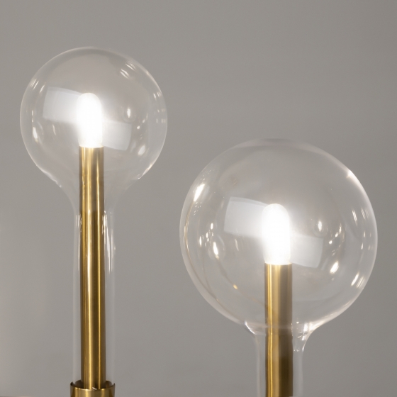 Подвесной светильник Status латунь, 6 плафонов 10