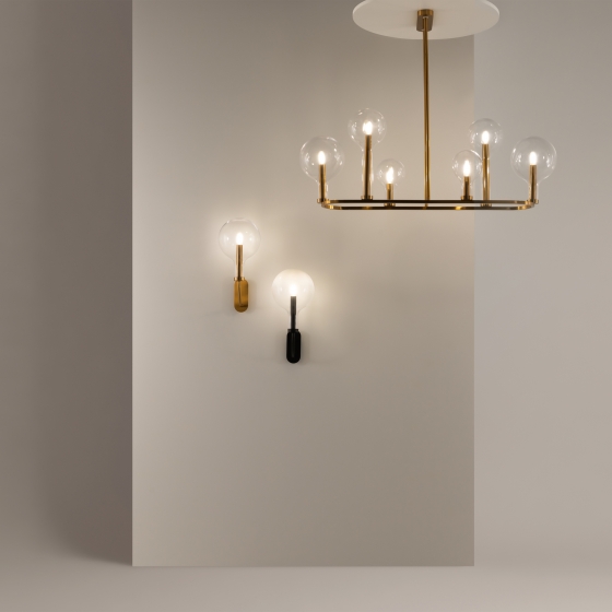 Настенный светильник Status латунь, стекло, 397 мм 13