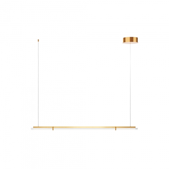 Подвесной светильник Plume латунь, стекло, 120 см 1