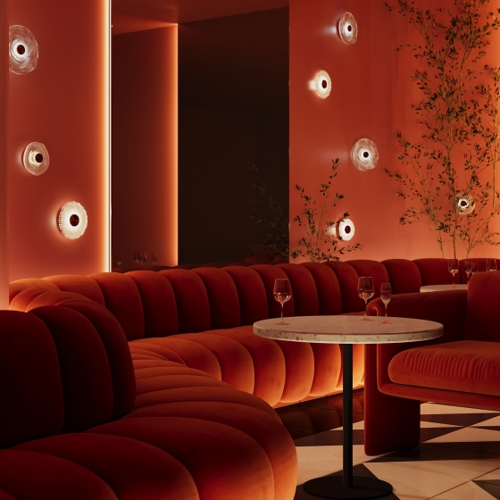 Настенный светильник Sparkle латунь, стекло, 20 см 3