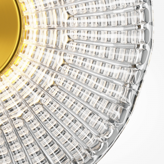 Настенный светильник Sparkle латунь стекло 250 мм 4