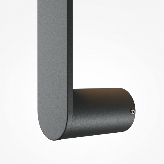 Настенный светильник Connect черный, акриловый абажур 12