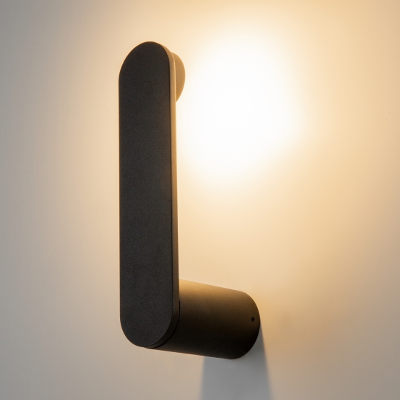 Настенный светильник Connect черный, акриловый абажур 5