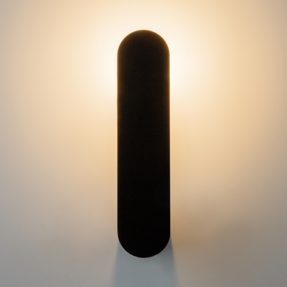 Настенный светильник Connect черный, акриловый абажур 7