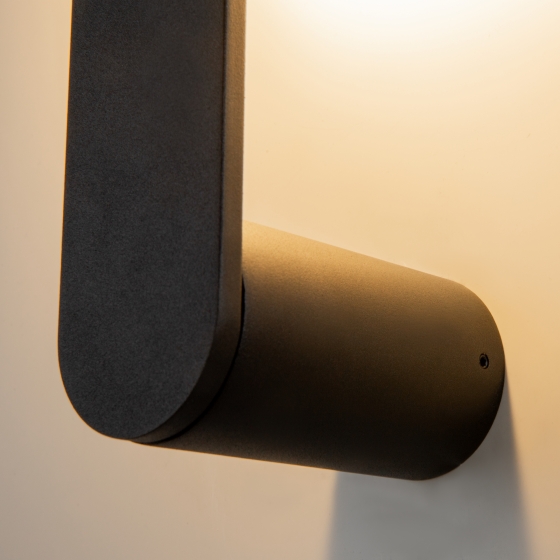 Настенный светильник Connect черный, акриловый абажур 8