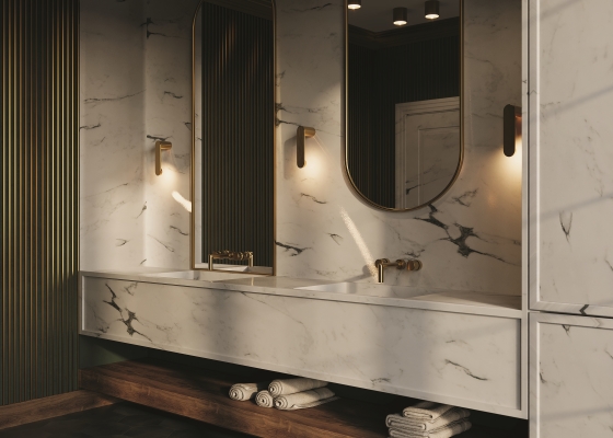 Настенный светильник Connect латунь, белый абажур 3