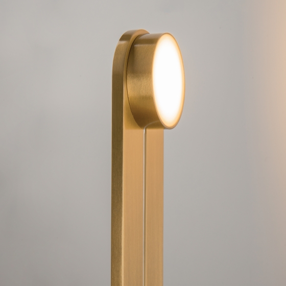 Настенный светильник Connect латунь, белый абажур 6