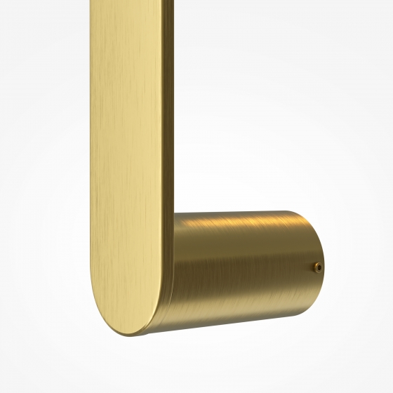 Настенный светильник Connect латунь, белый абажур 14