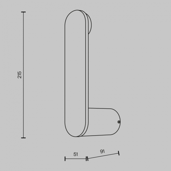 Настенный светильник Connect латунь, белый абажур 15