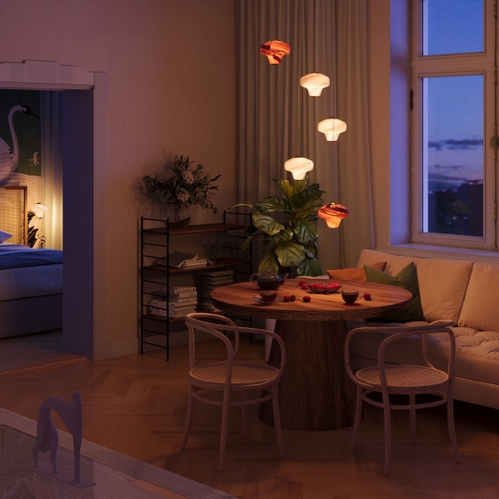 Подвесной светильник Sirocco латунь, белый, 3 плафона 4